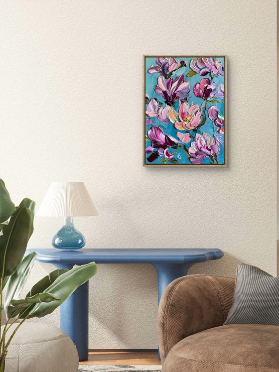 Magnolia on Grey III