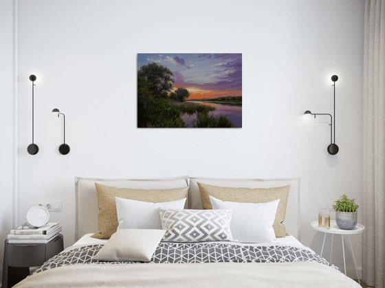 "Sunset on the River"