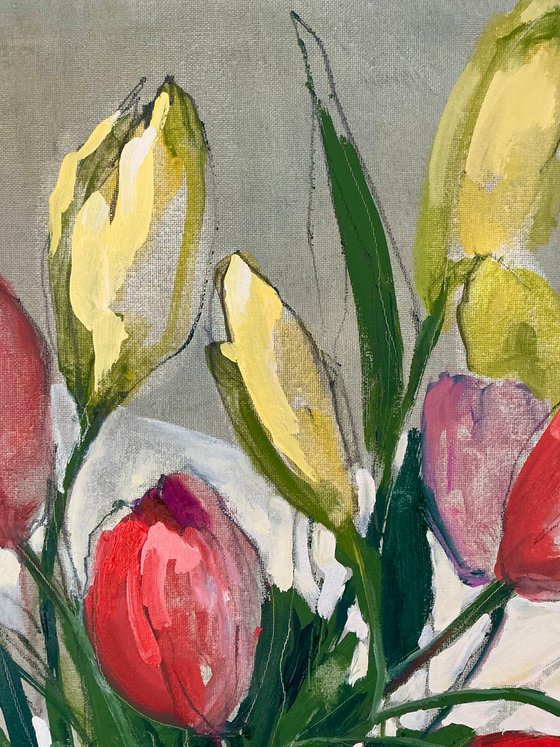 Tulips on My Table