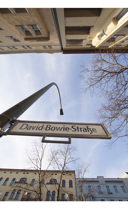 David Bowie Straße by Louise O'Gorman