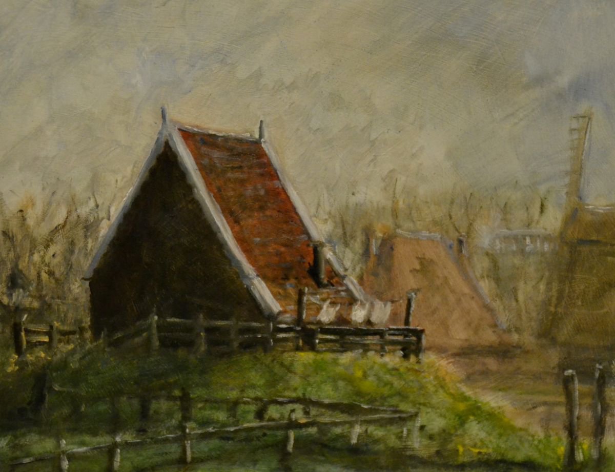 fisherman’s house of the island Marken (Holland) by Jan Baggen