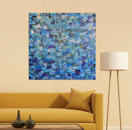 The Deep - Palette Knife Textured art