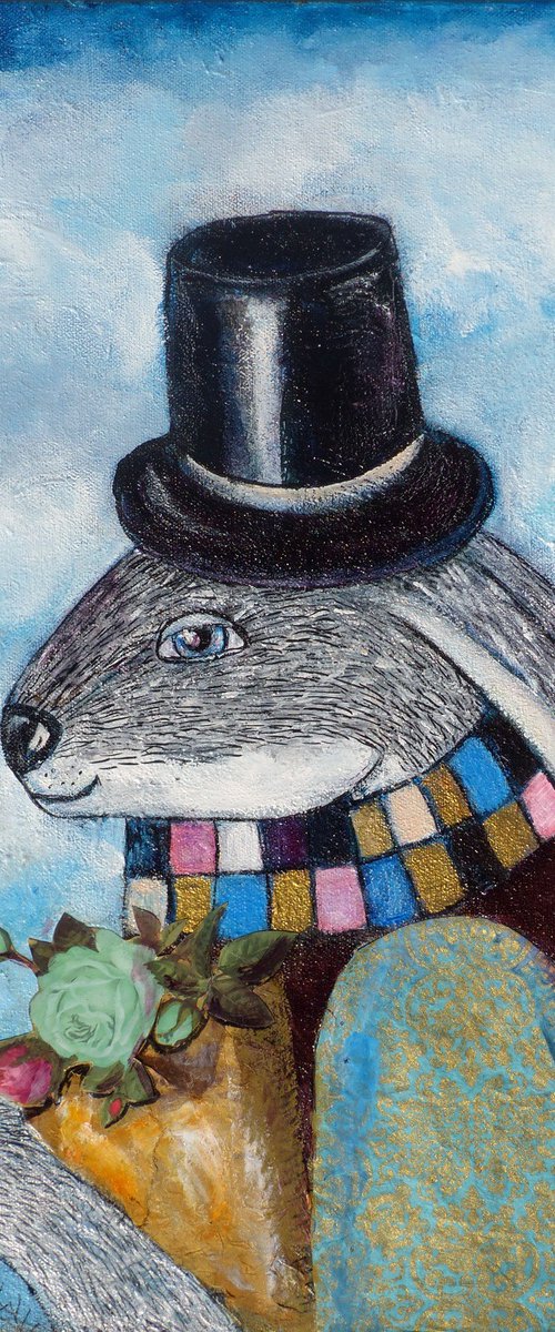 Rabbit in love by Elizabeth Vlasova