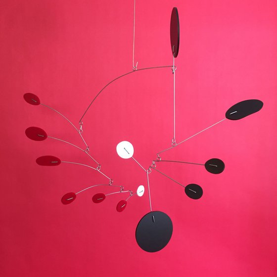 Papillon Modern Art Mobile by Atomic Mobiles - Retro Inspired Style Kinetic Sculpture