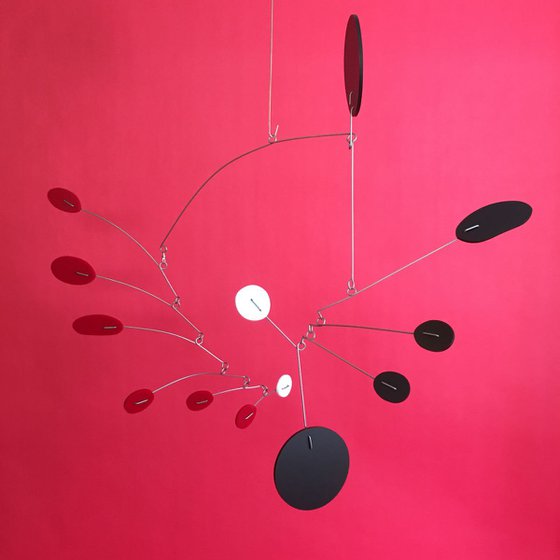 Papillon Modern Art Mobile  Mid Century Modern Kinetic Sculpture