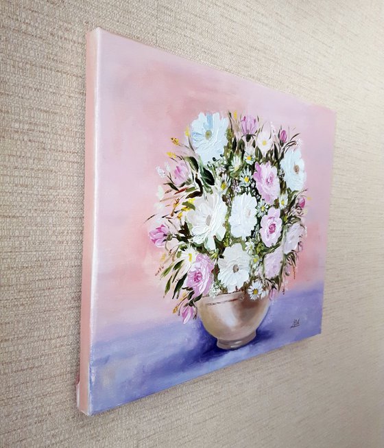 Flowers, oil painting