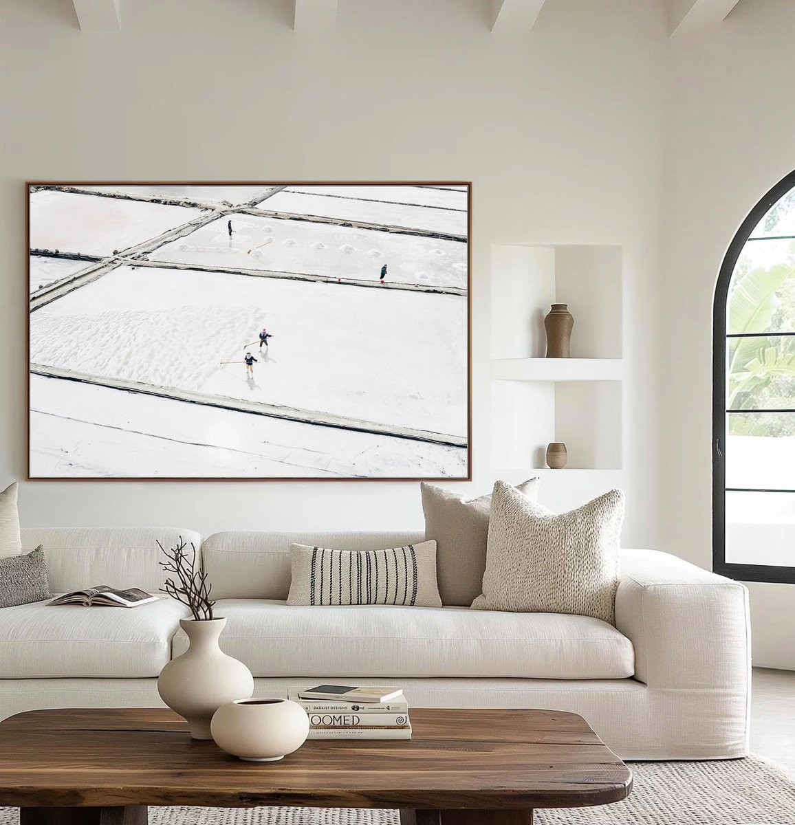 Photorealistic Abstract Photograph By Serge Horta, 60 X 40", Salt No.1, Original Artwork