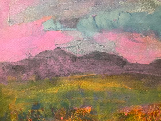 As dusk arrives