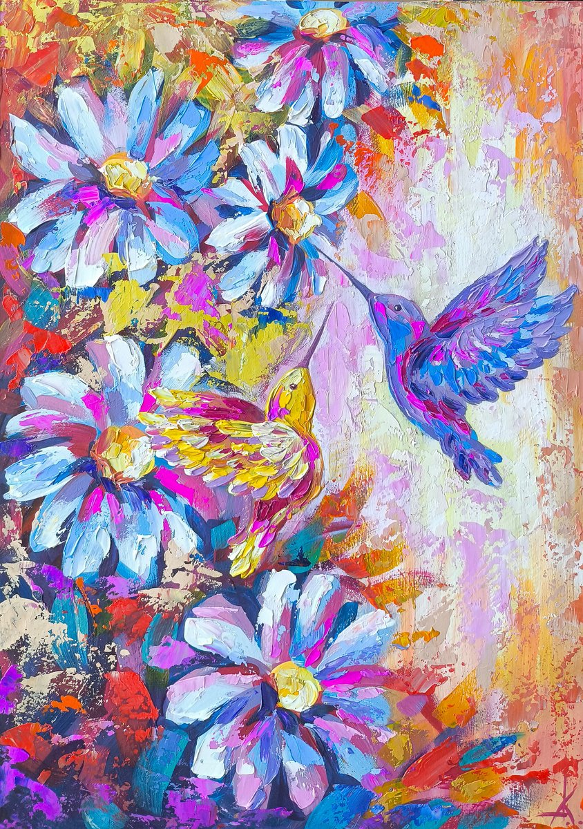 Expressive Oil Painting , In Flowers By Anastasia Kozorez, 11 X 15, Artwork For Sale On Artfinder