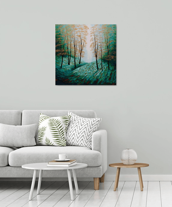 Edge of Stillness Forest Light