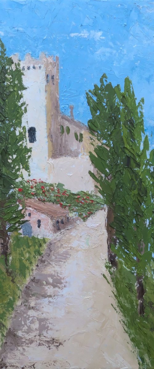 Umbrian Farmhouse with Tower by Maddalena Pacini