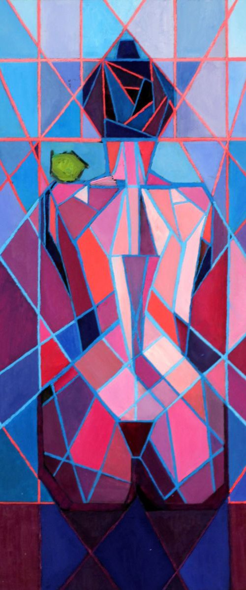 Cubistic woman (2010) by Corné Akkers