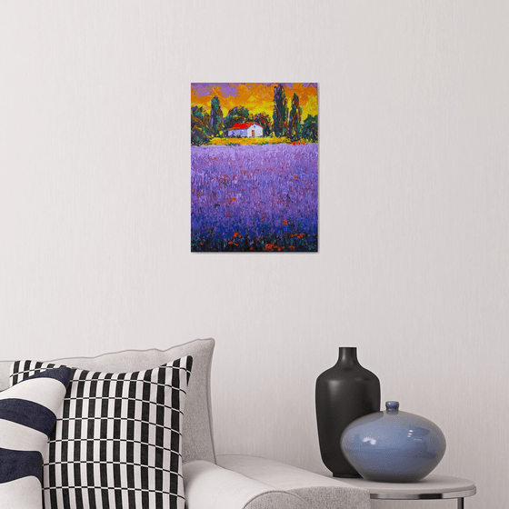 Lavender evening