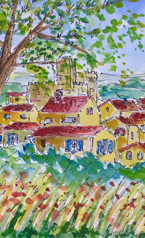 Village in Provence by Cristina Stefan