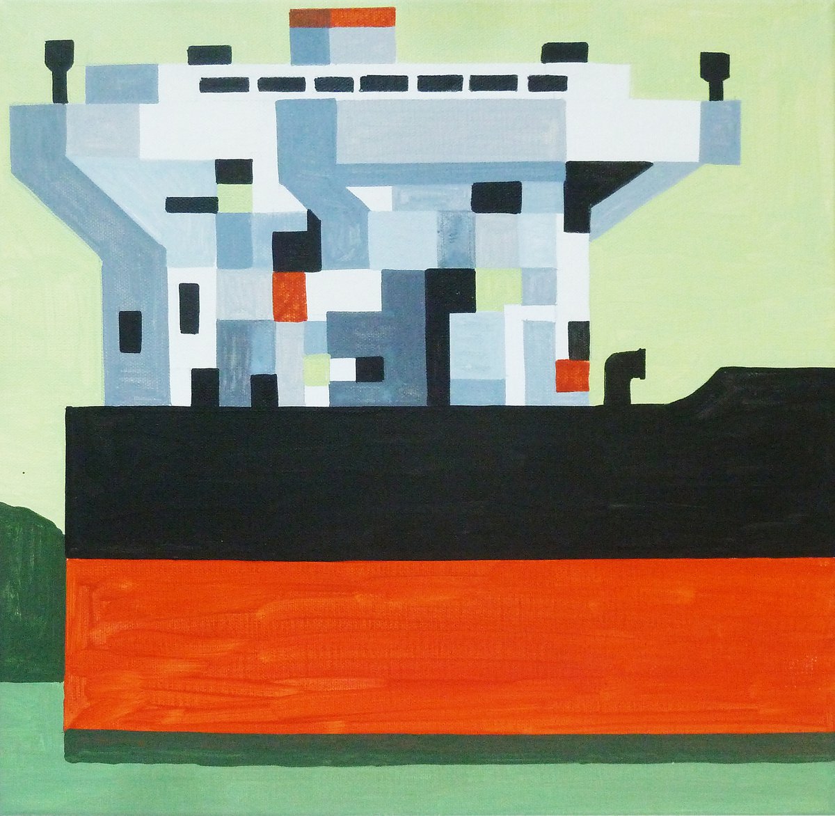 Panama_Boat-02 By Andre Baldet, 16 X 16, Artwork For Sale On Artfinder