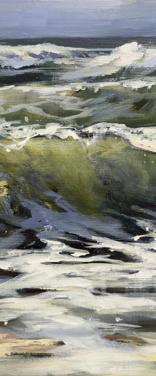 Happy At The Ocean 1 by Sandra Gebhardt-Hoepfner