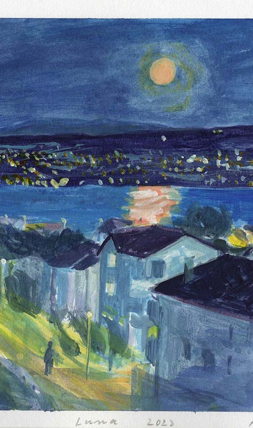The Moon by Alenka Koderman