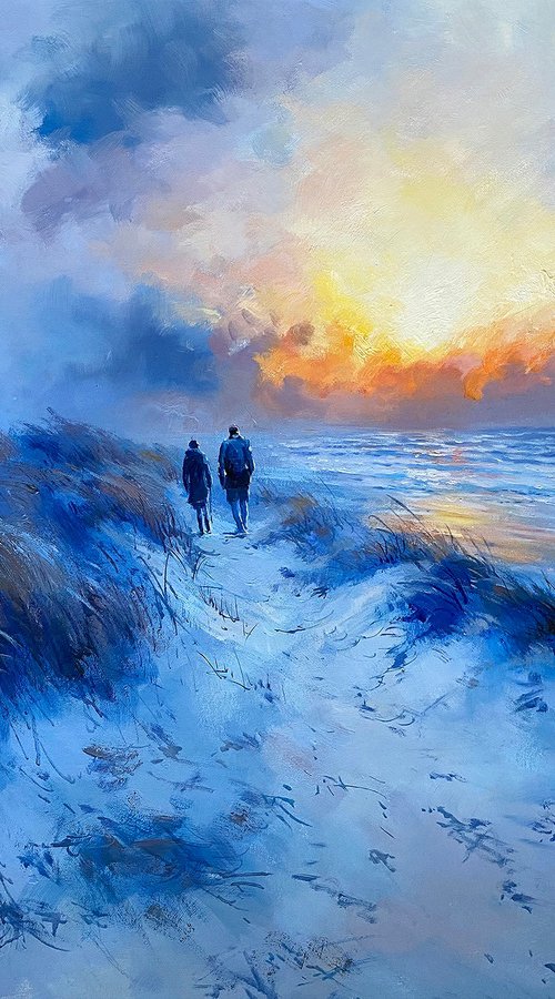 Enniscrone Winter Dunes by Conor McGuire