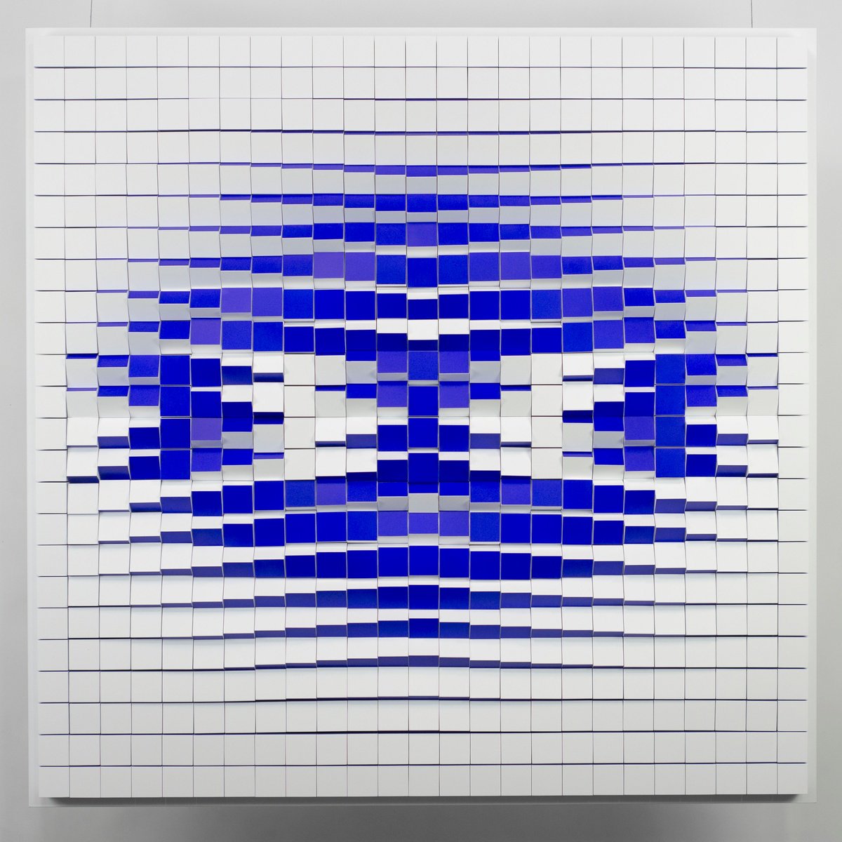 Geometric Abstract Wood Sculpture By Andrij Savchuk, 37 X 36, Reminiscence, Original Artwork