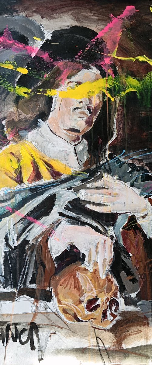 Self portrait (study) by Catalin Ilinca