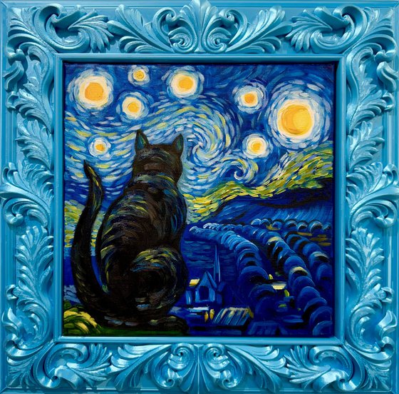 Cat Visiting Van Gogh