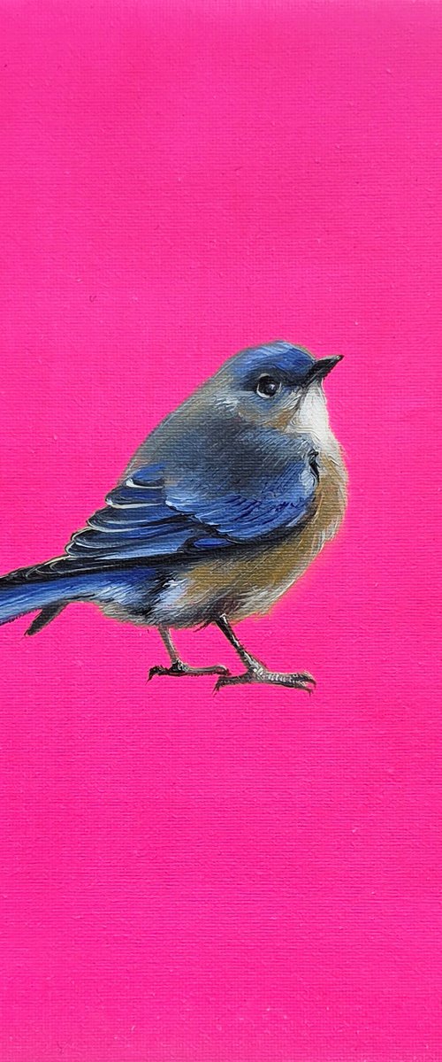 Bluebird Happiness by Nataly Derevyanko