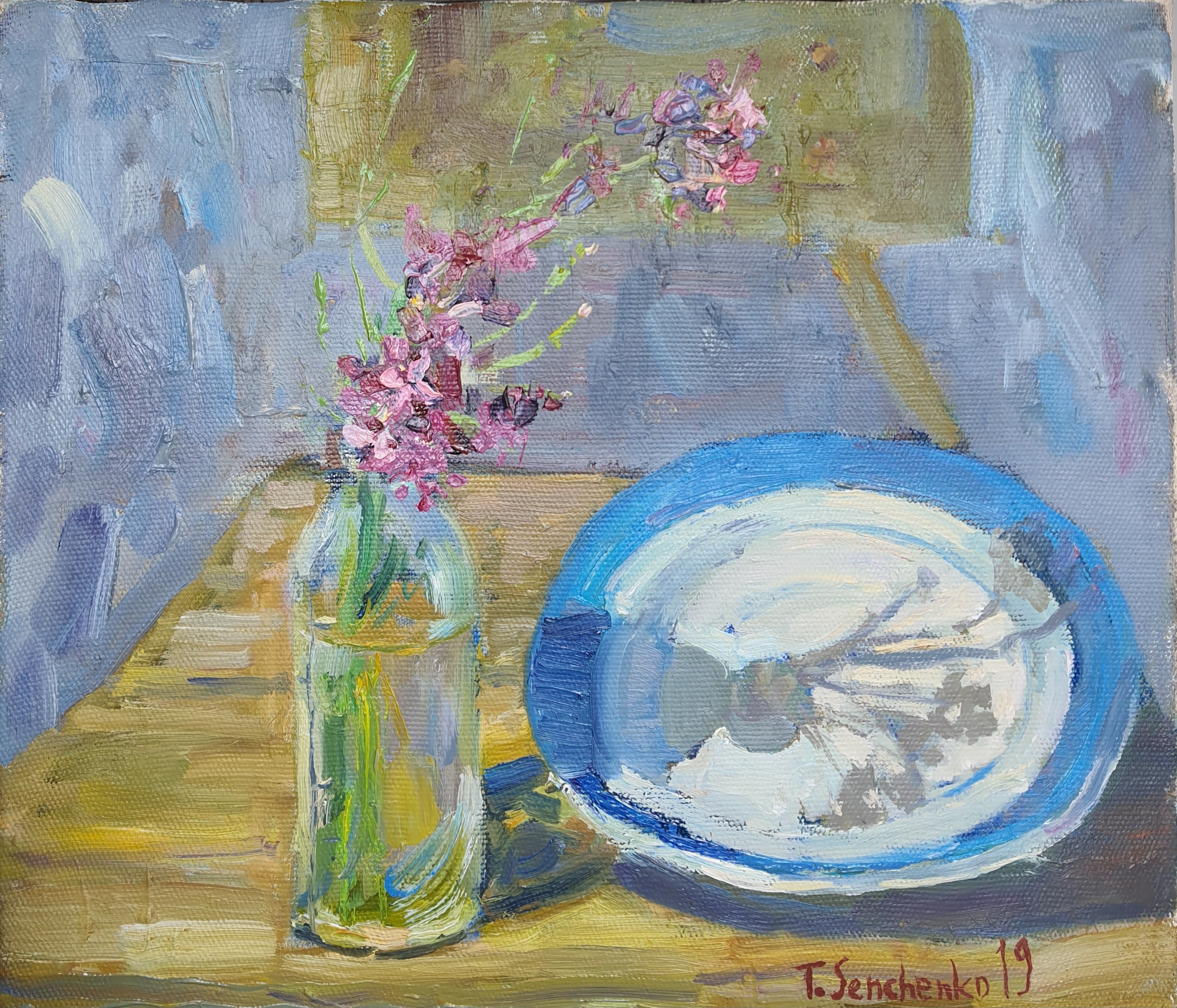 Shadow On A Plate By Tanya Sun, 16 X 14, Artwork For Sale On Artfinder
