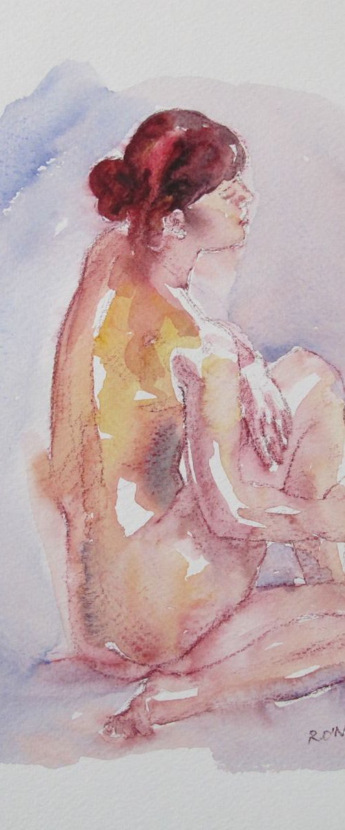 seated female nude by Rory O’Neill