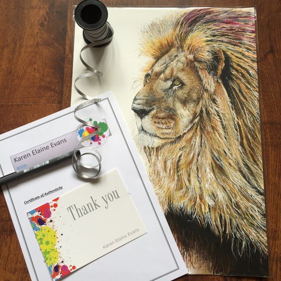 Majesty - Portrait of a Lion