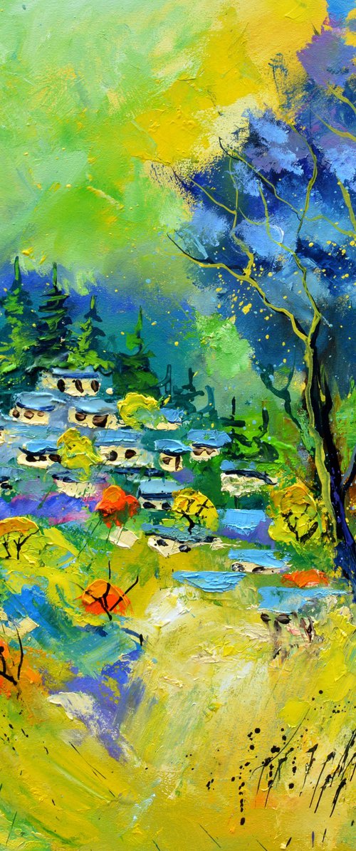 Village in the countryside by Pol Henry Ledent