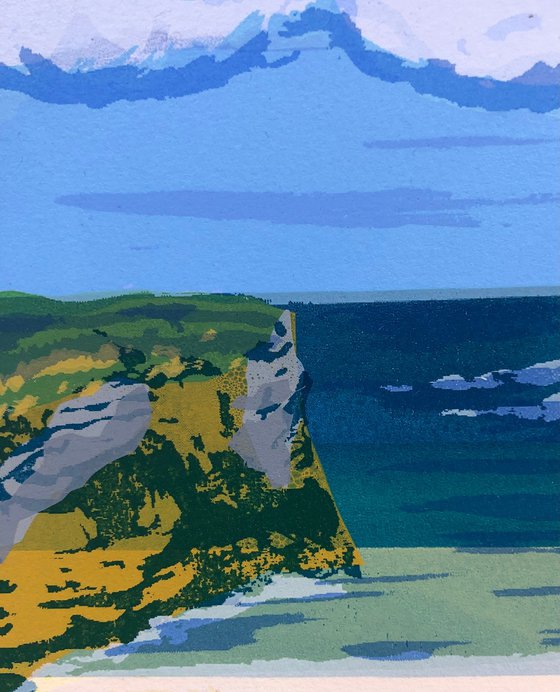 Blue Skies Over Trevone Bay