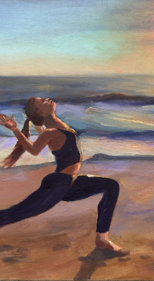 Yoga at Sunset by Grace Diehl