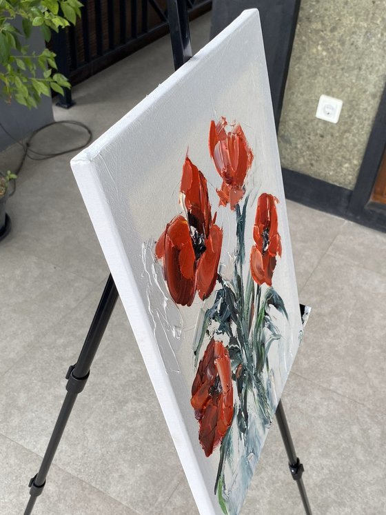 Scarlet Bloom Burst – Red Poppies