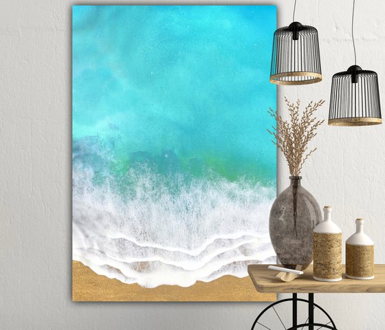 Feel me now - ocean waves seascape