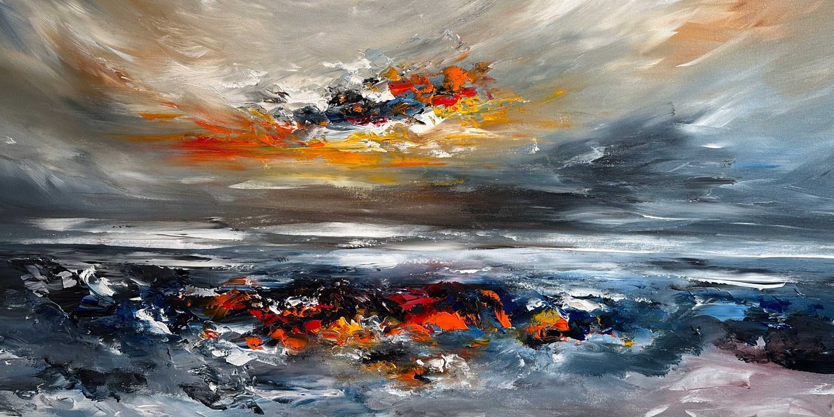 Silent Morning 82 By Art By Catalin, 60 X 30, Artwork For Sale On Artfinder