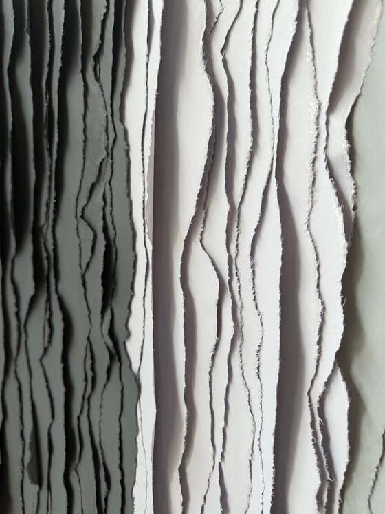 Minimalist Black and Gray Textured Abstract