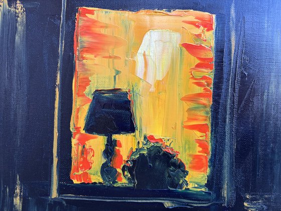 Warm window in the night