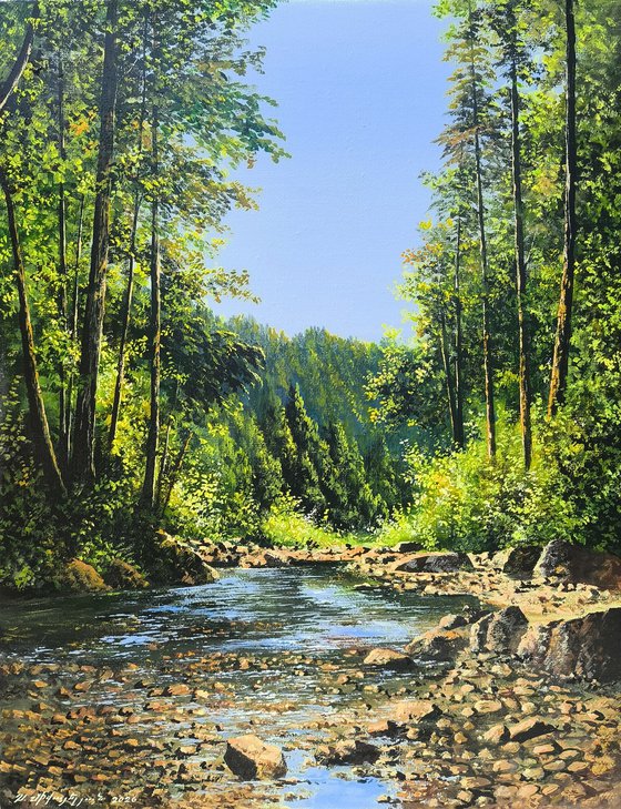 Stream Through the Pines