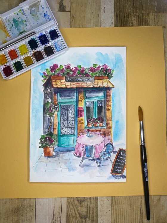 Small French cafe