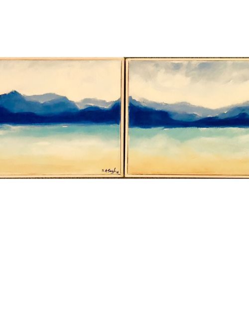 Mountains By The Beach by Shabs  Beigh