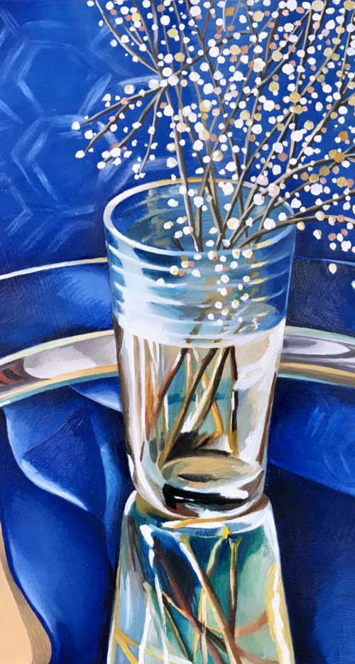 Blue Still Life by Valery Koroshilov