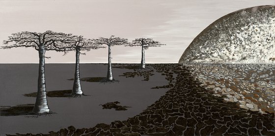 Baobabs in moonlight 2