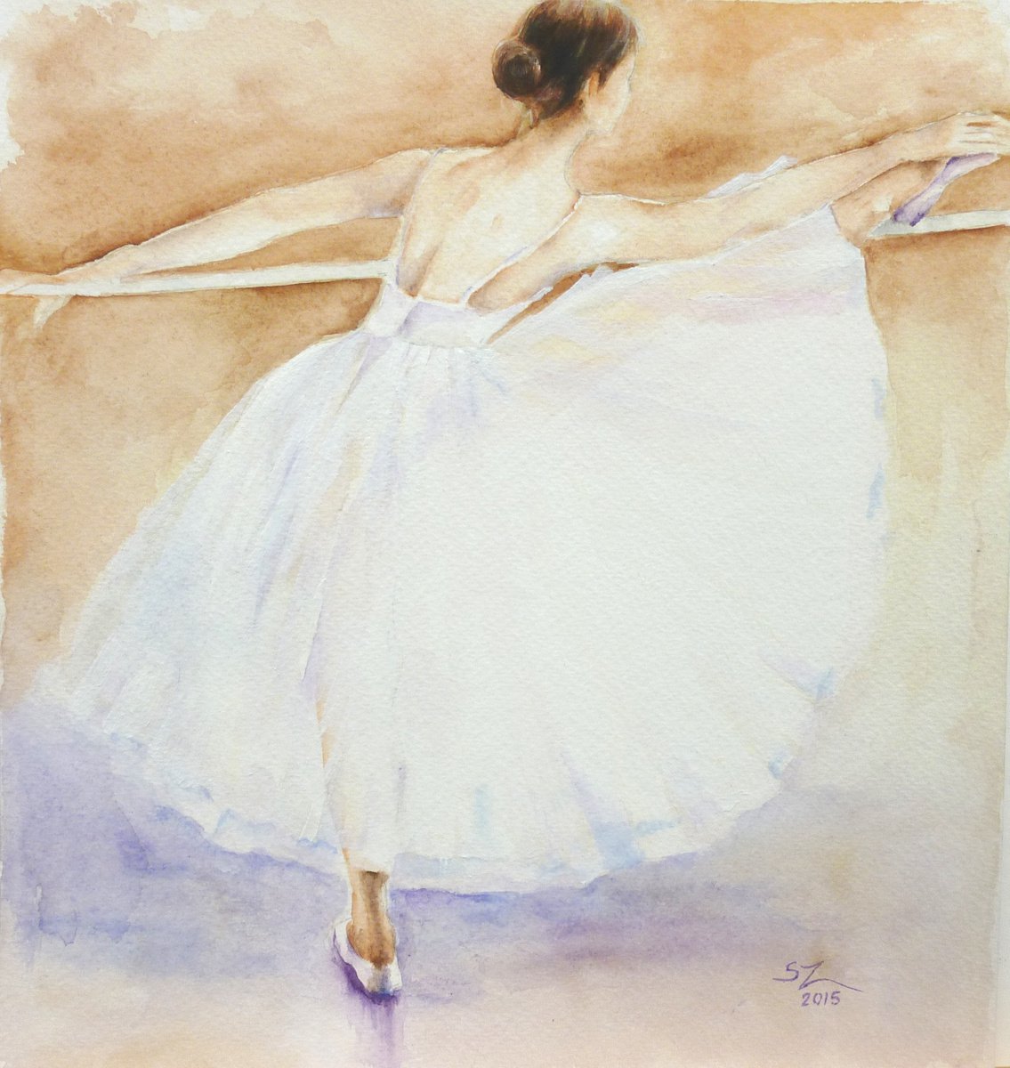 Ballerina in High Bar by Susana Zarate