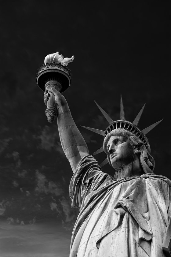 Lady Liberty in Monochrome