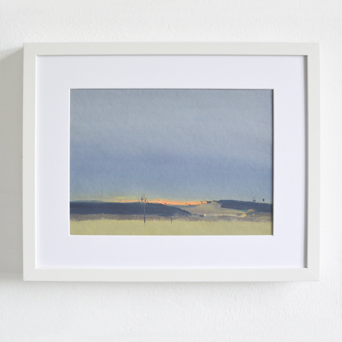 Impressionistic Landscape Painting By Igor Nekraha, 17 X 14, Evening Etude, Original Artwork