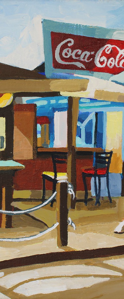 Beach Cafe by Melinda Patrick