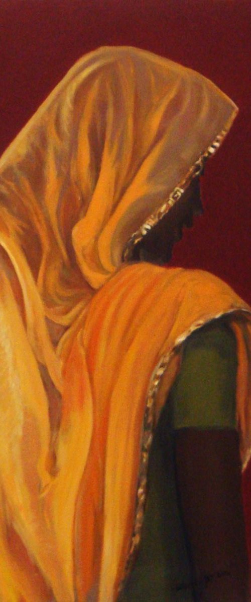Yellow Scarf by Arun Prem