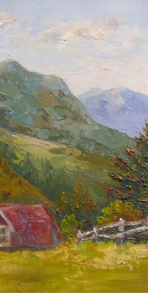 In the mountains by Liubov Ponomarova