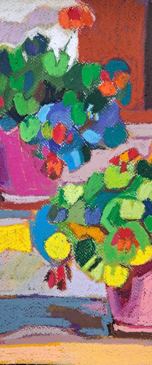 Two flower pots by Maja Đokić Mihajlović