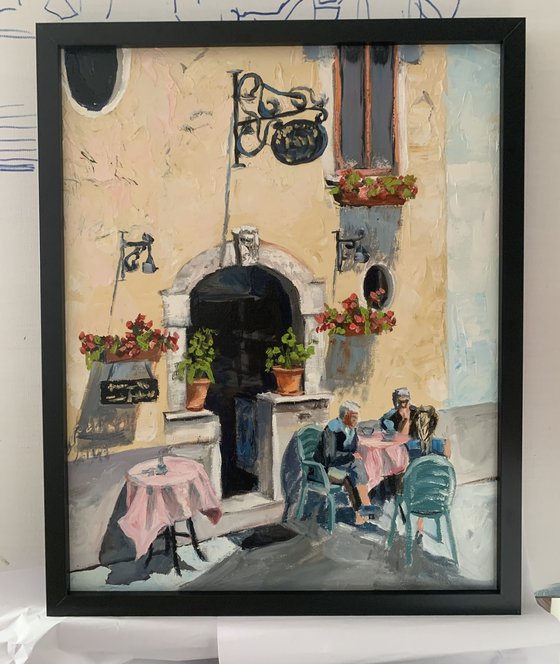 Café, Italian Street Corner